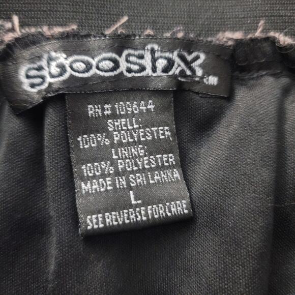 Stooshy Mini Skirt Brown Black Floral Womens Size Large - Picture 4 of 4